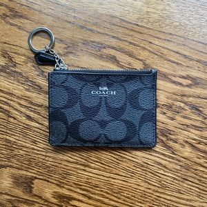 Black Coach mini wallet